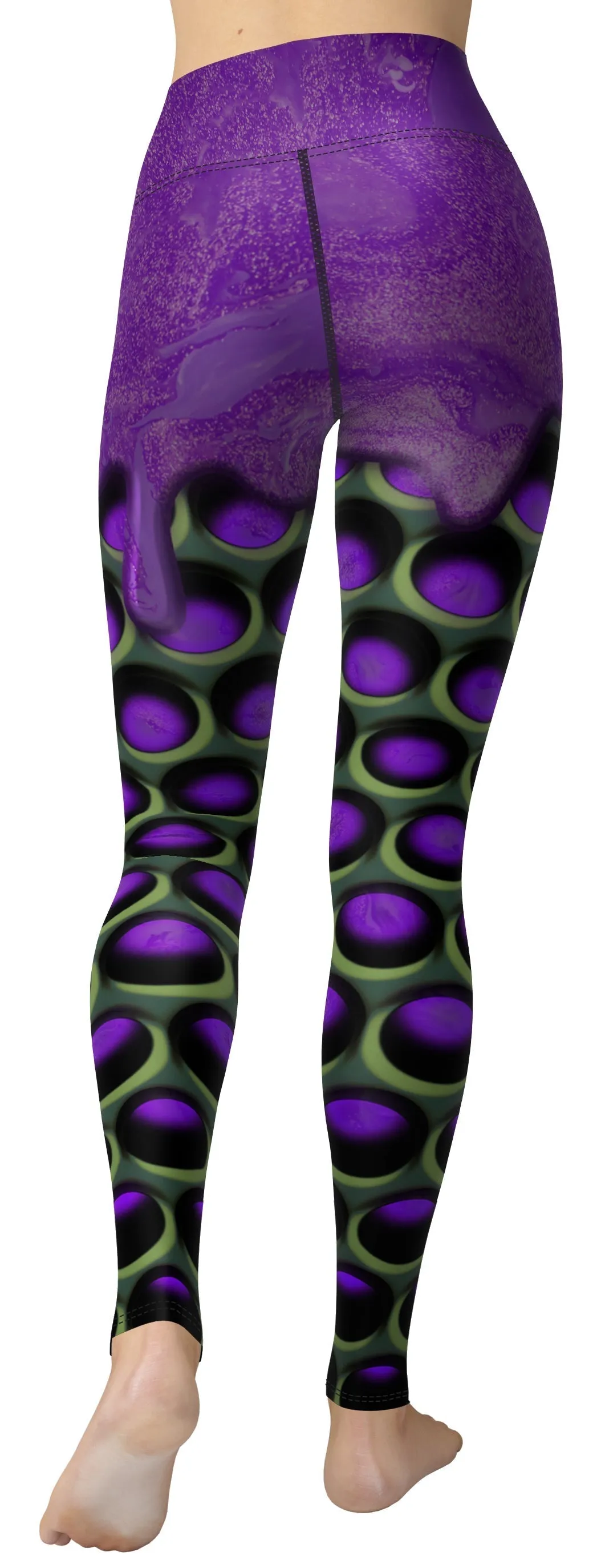 3D Industrial Print Yoga Leggings