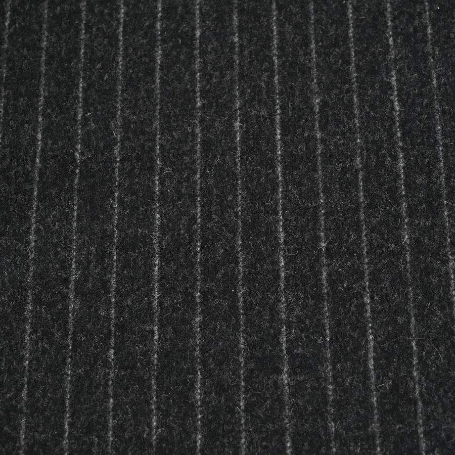 Anthracite Chalk-Stripe Suiting Flannel 5061