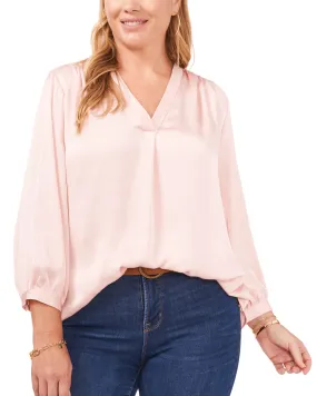 Aurora V-Neck Blouse | FRESH PINK