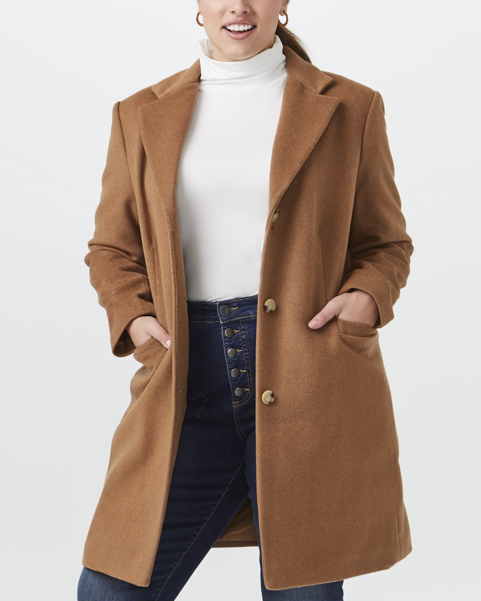 Beatrice Wool-Blend Jacket | Tan