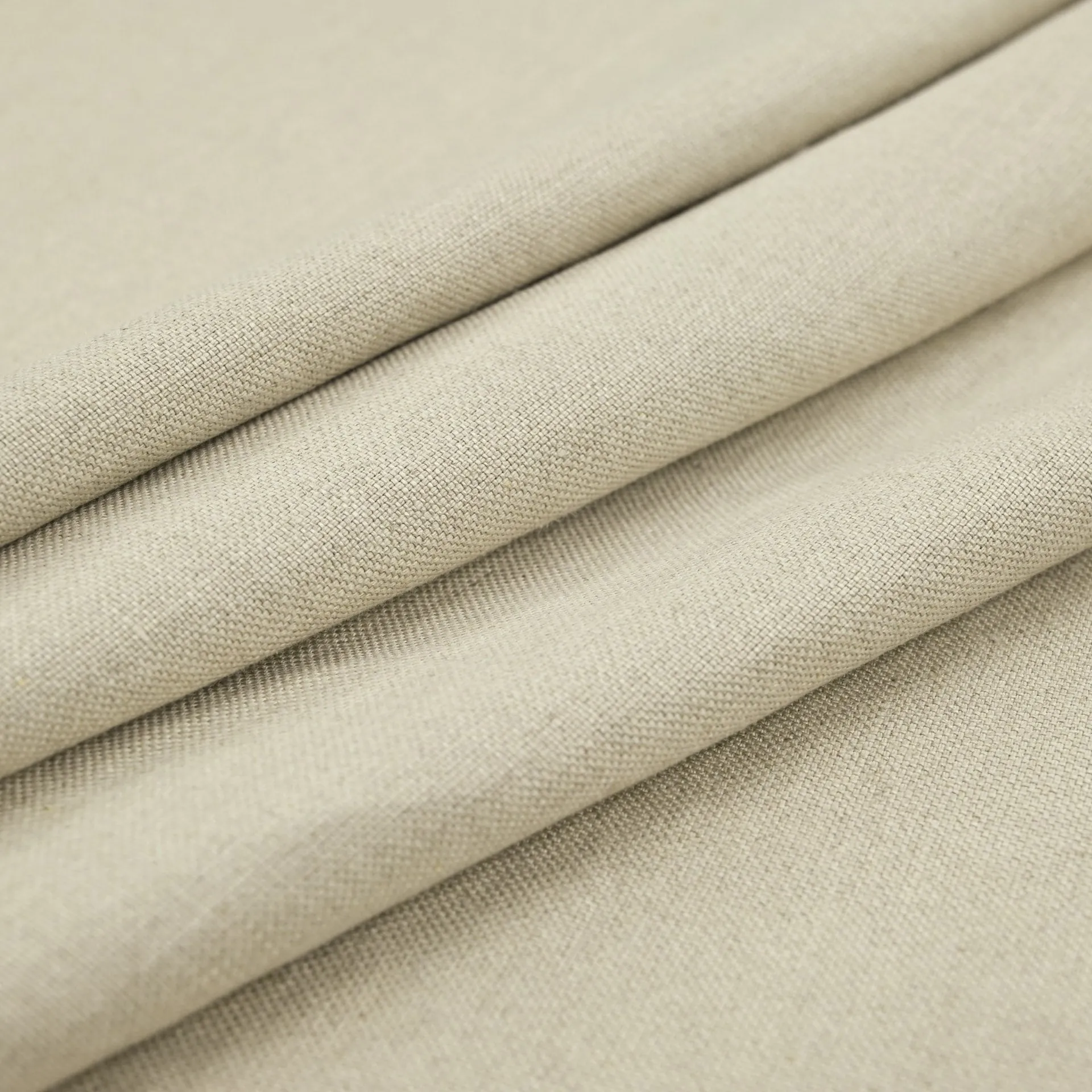 Beige Linen Fabric 97194