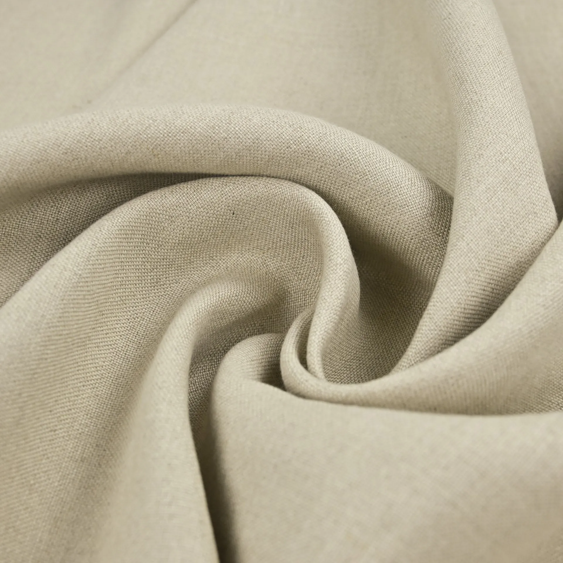 Beige Linen Fabric 97194