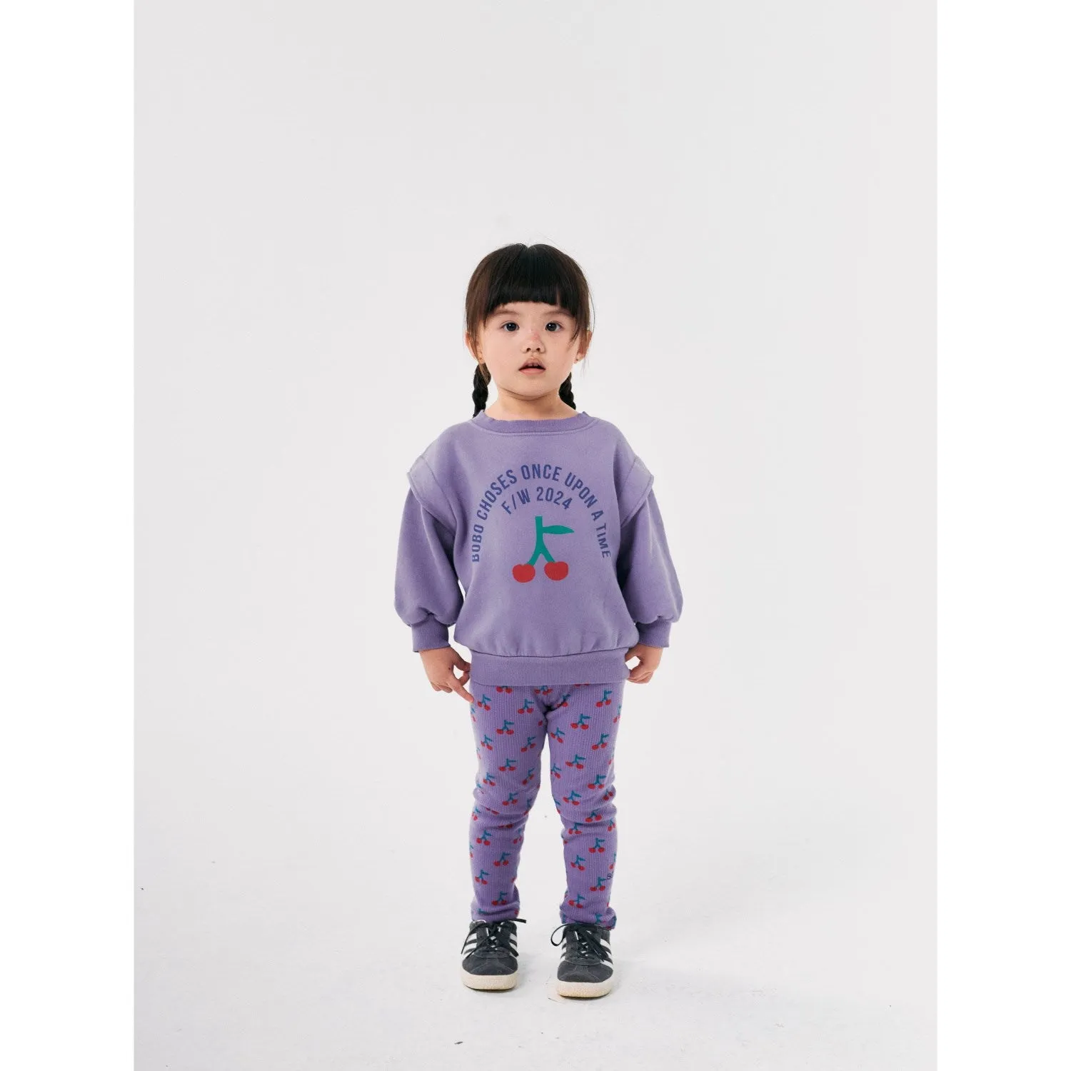 Bobo Choses Lavender Bobo Cherry All Over Legging