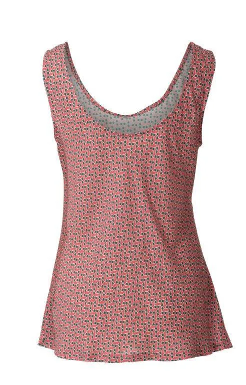 Burda Pattern 6231  Top with Rounded Neckline – 
Singe or Double Layer