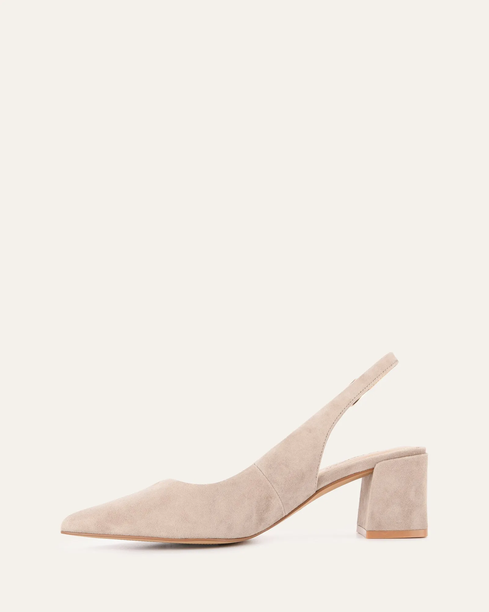 CARA LOW HEELS MUSHROOM SUEDE