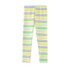 Carnival Time Kids Organic Cotton Mardi Gras Leggings