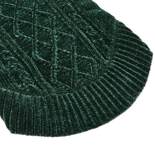 Cozy Chenille Dog Sweater in Forest Green << CLEARANCE >>