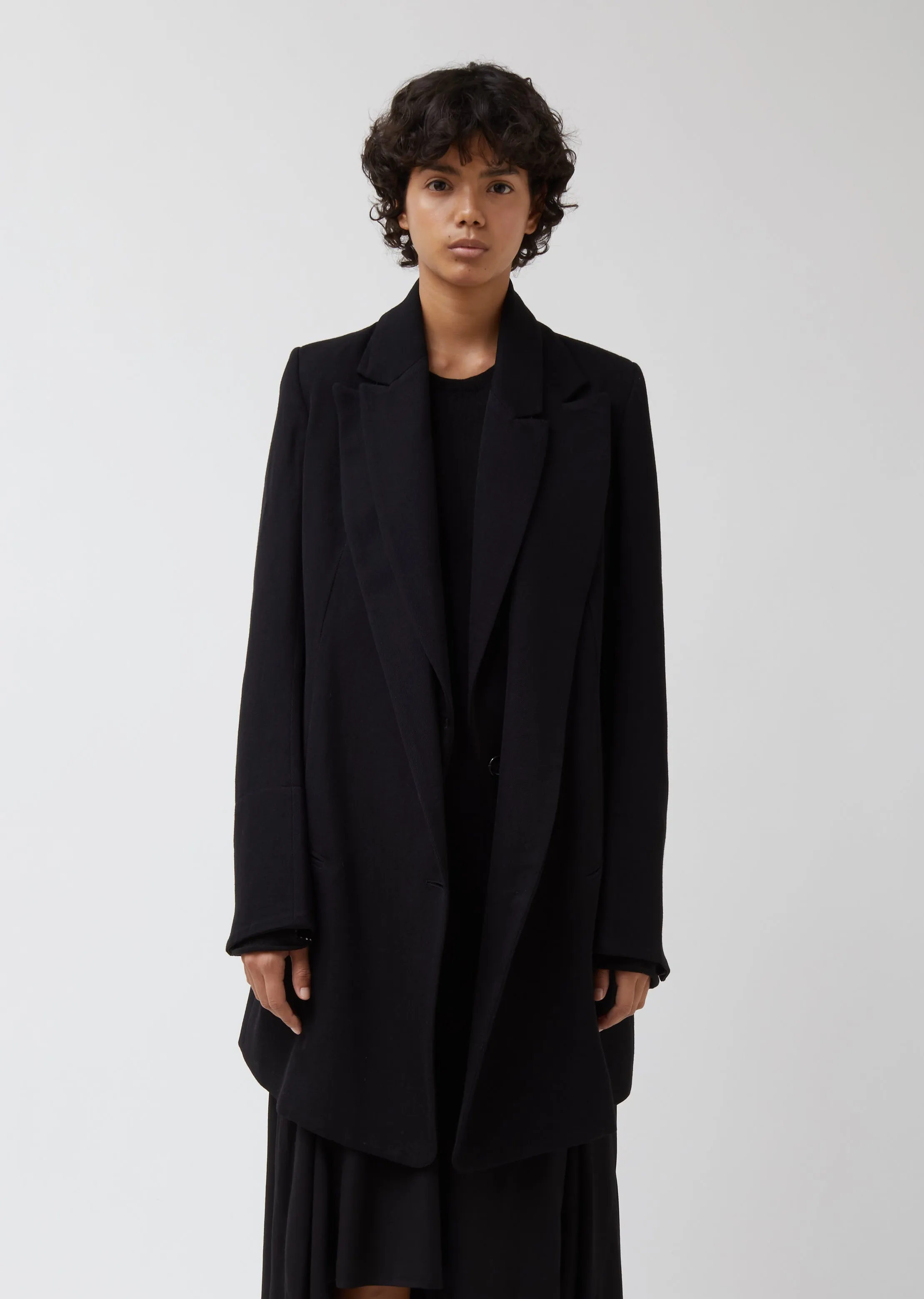 Double Collar Tailored Coat