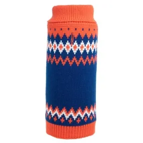 Fairisle Sweater in Orange