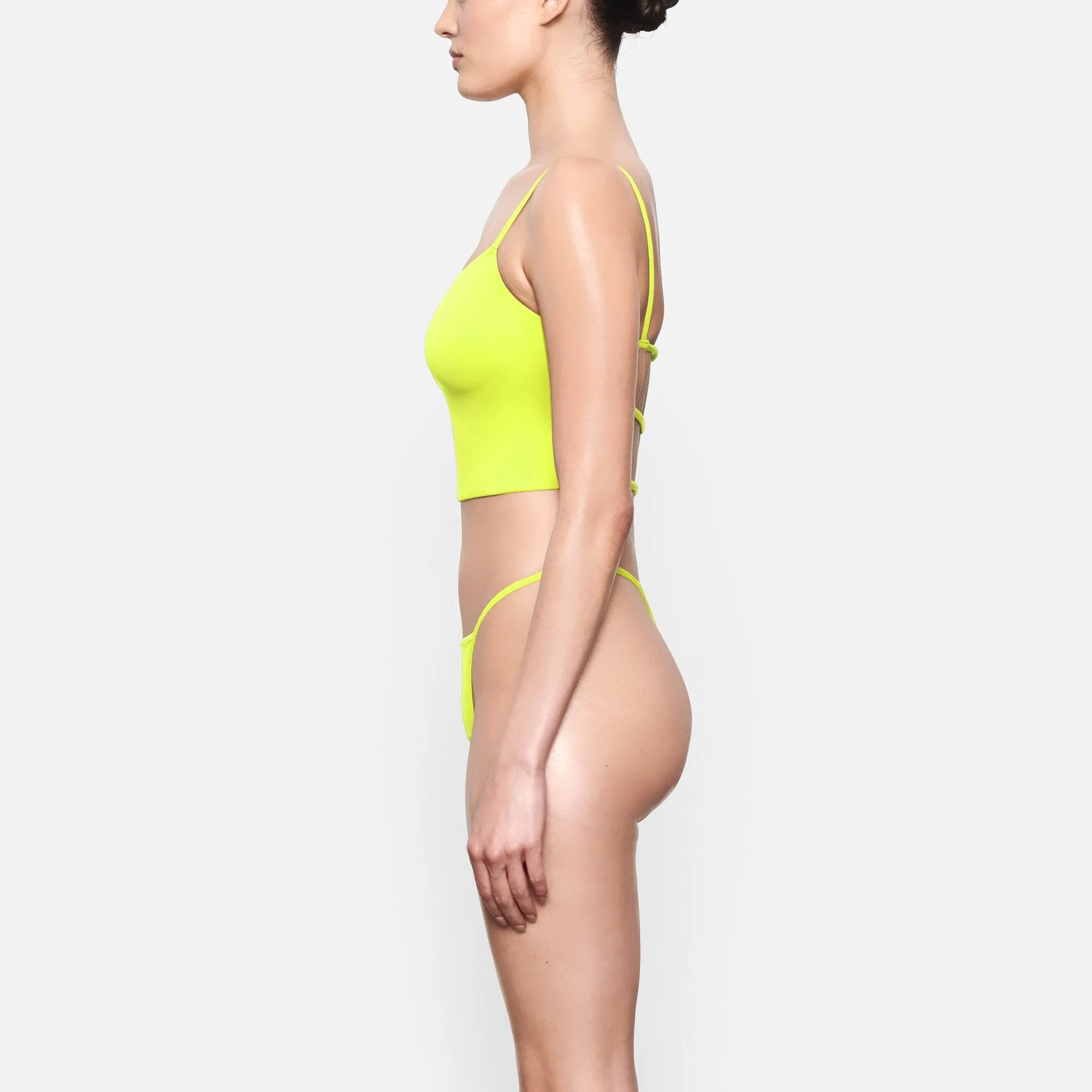 FITS EVERYBODY STRAPPY BACK CAMI | NEON LIME