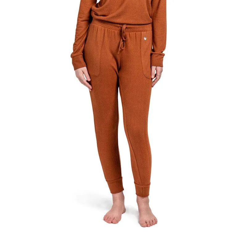 Hello Mello Jogger and Top in Chestnut