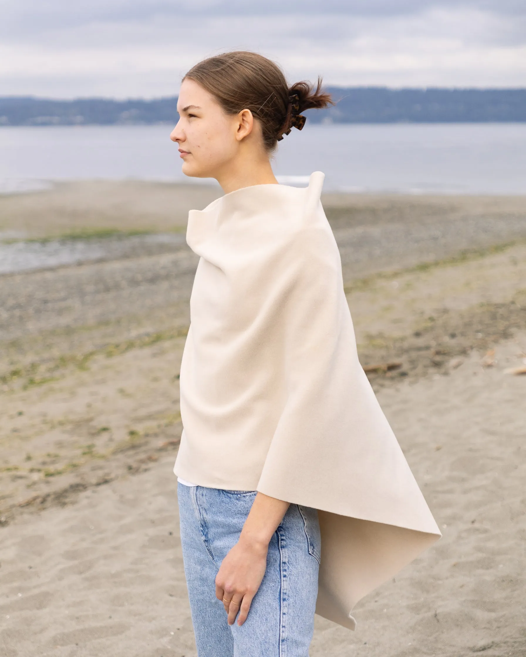 Henriette Cozy Fleece Poncho | Kit