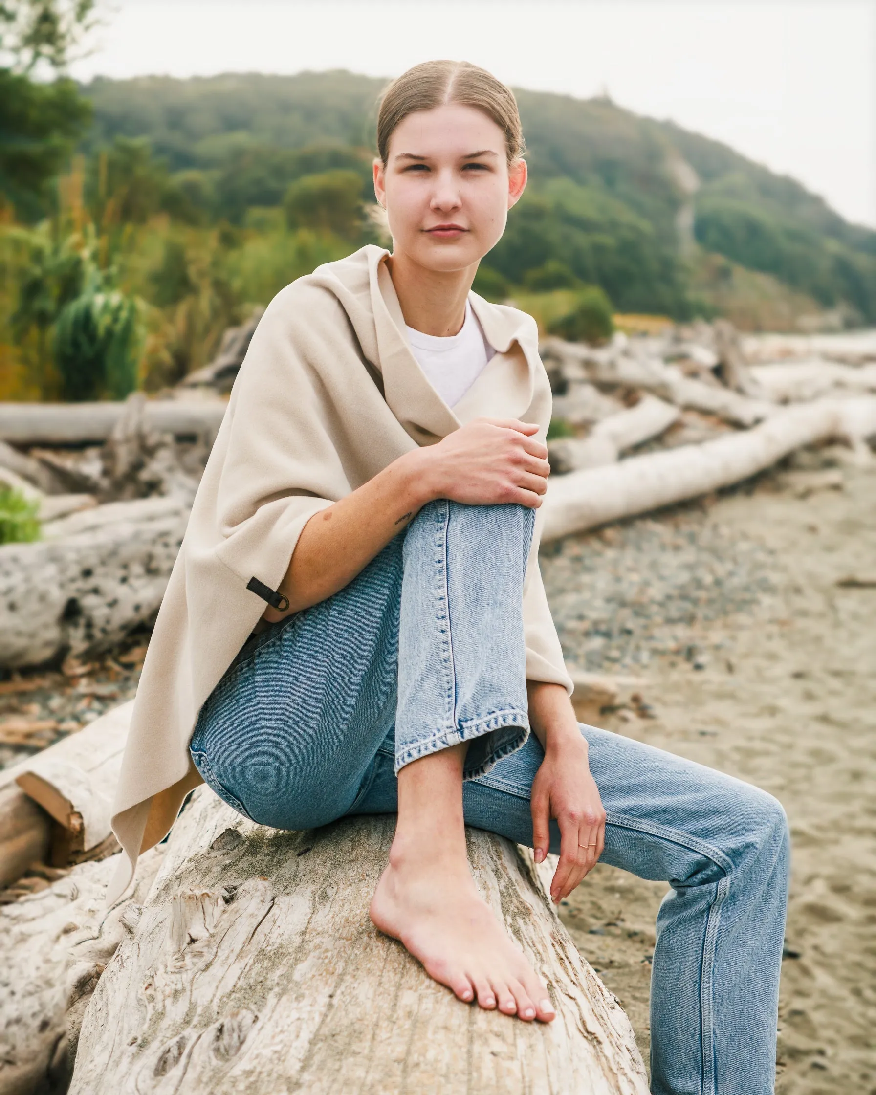 Henriette Cozy Fleece Poncho | Kit