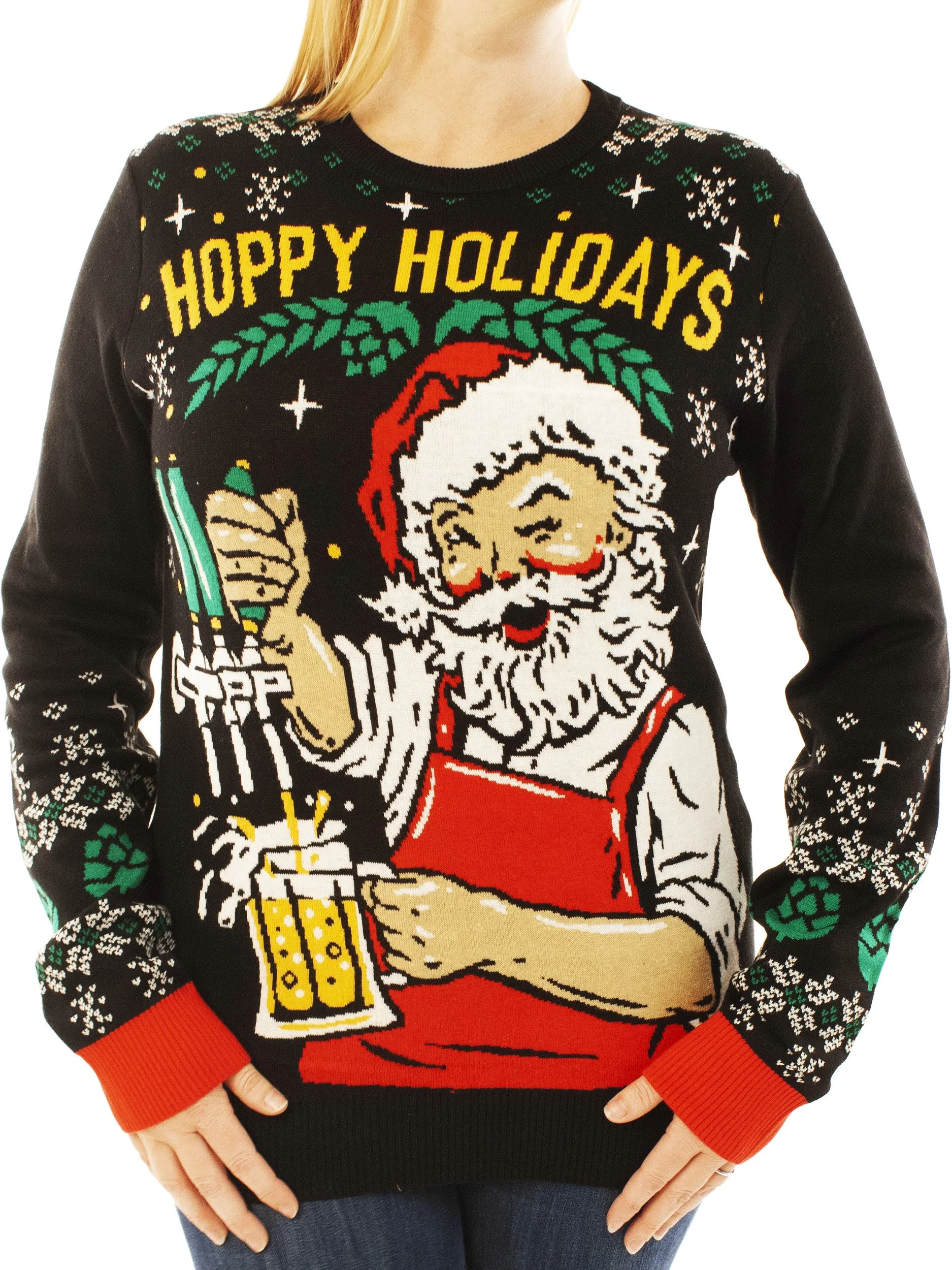 Hoppy Holidays | Ugly Christmas Sweater For Men & Women | Unisex Sizing