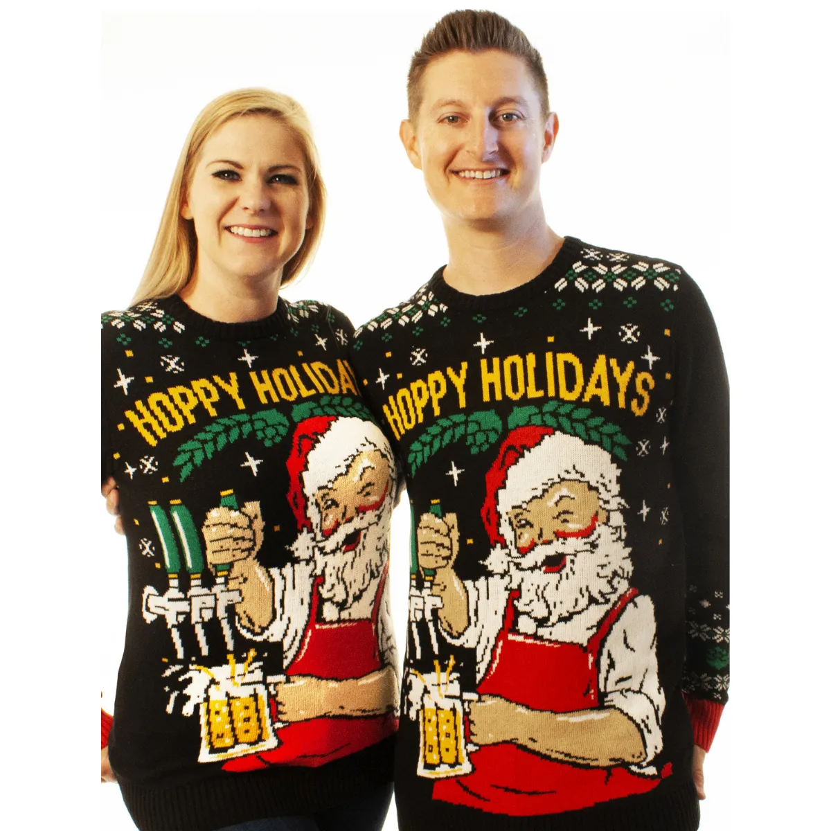 Hoppy Holidays | Ugly Christmas Sweater For Men & Women | Unisex Sizing