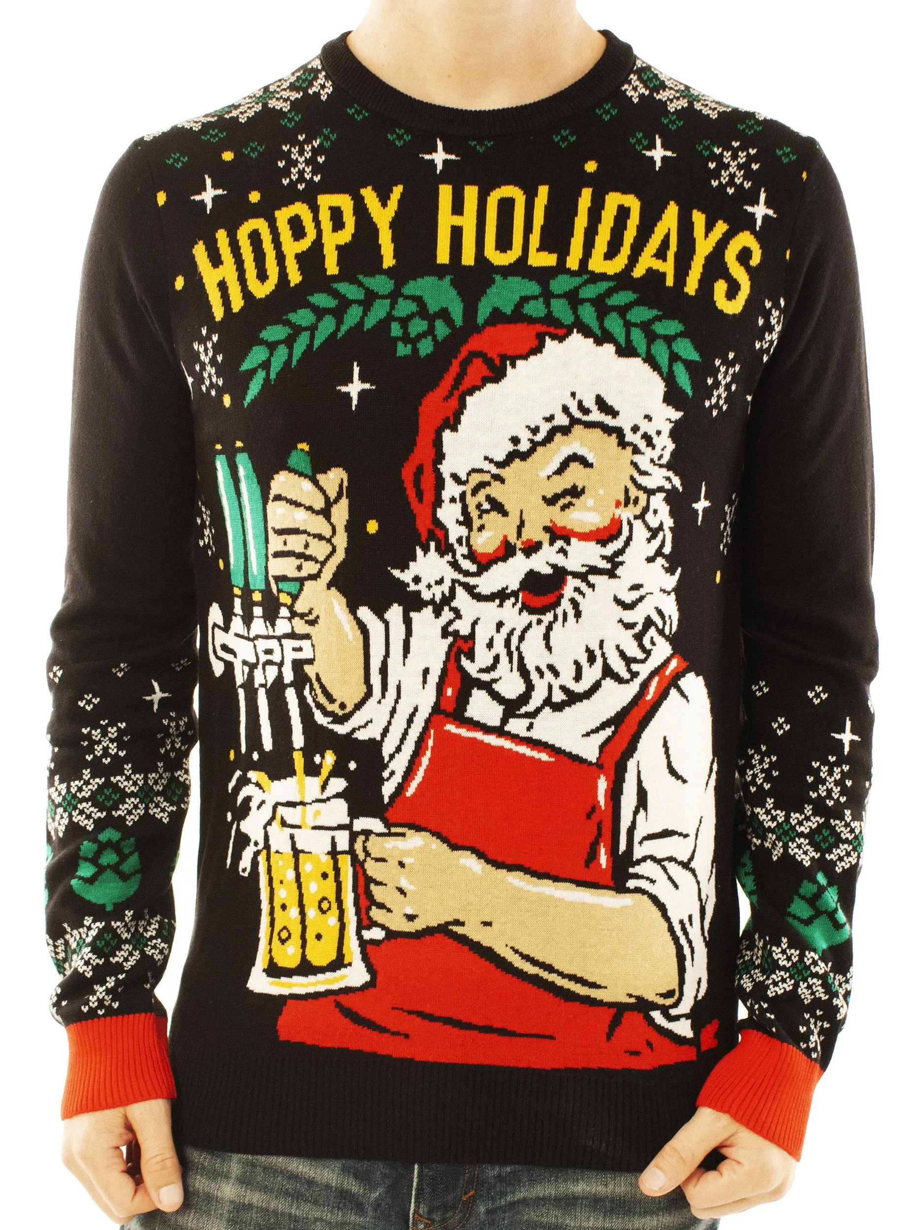 Hoppy Holidays | Ugly Christmas Sweater For Men & Women | Unisex Sizing