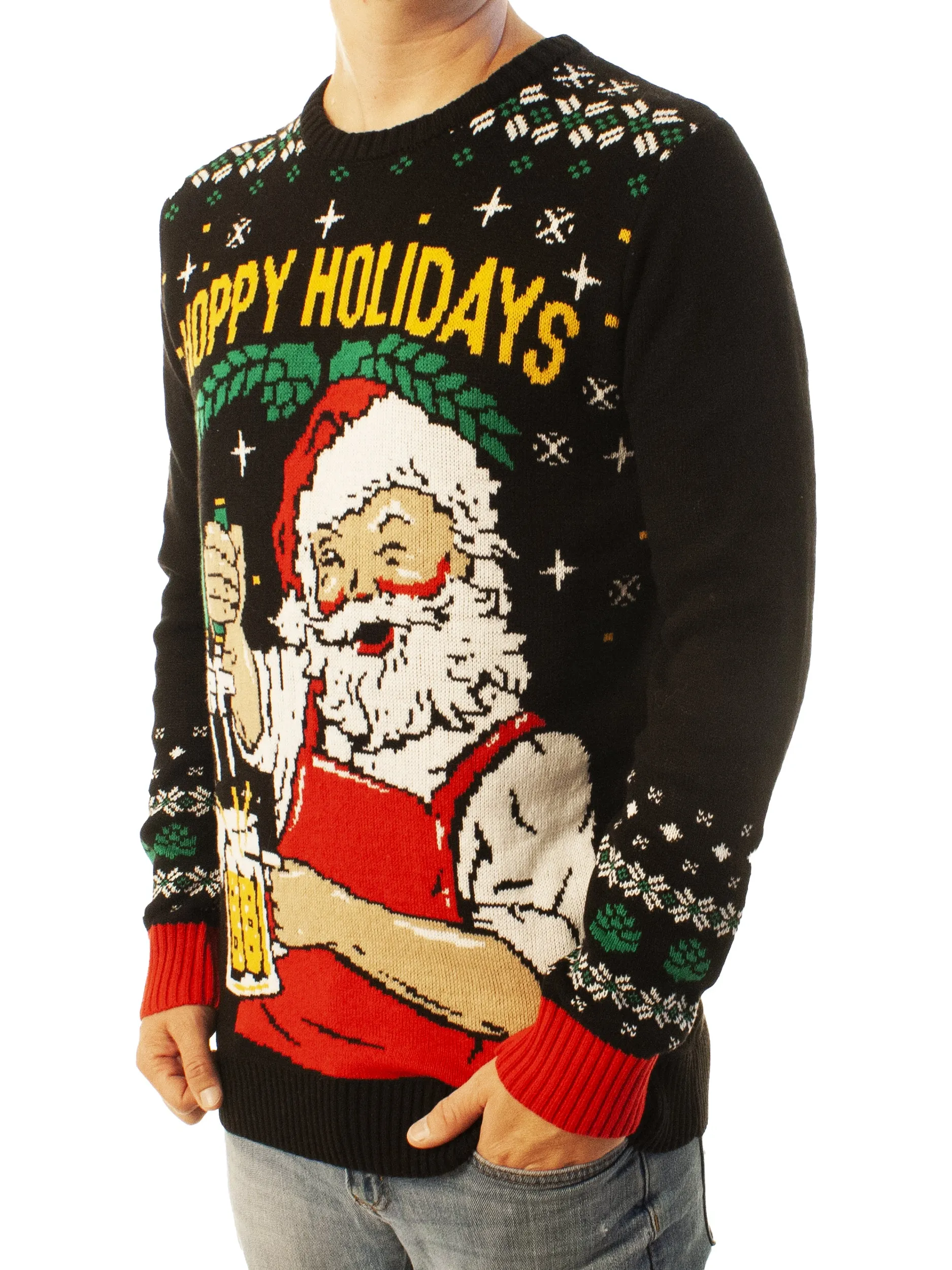 Hoppy Holidays | Ugly Christmas Sweater For Men & Women | Unisex Sizing