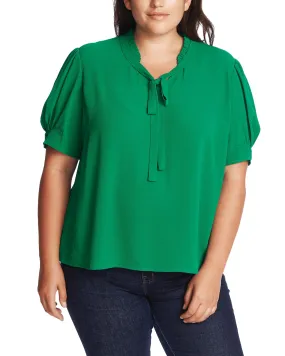 Maeve Tie-Neck Top | 334-LUSH GREEN