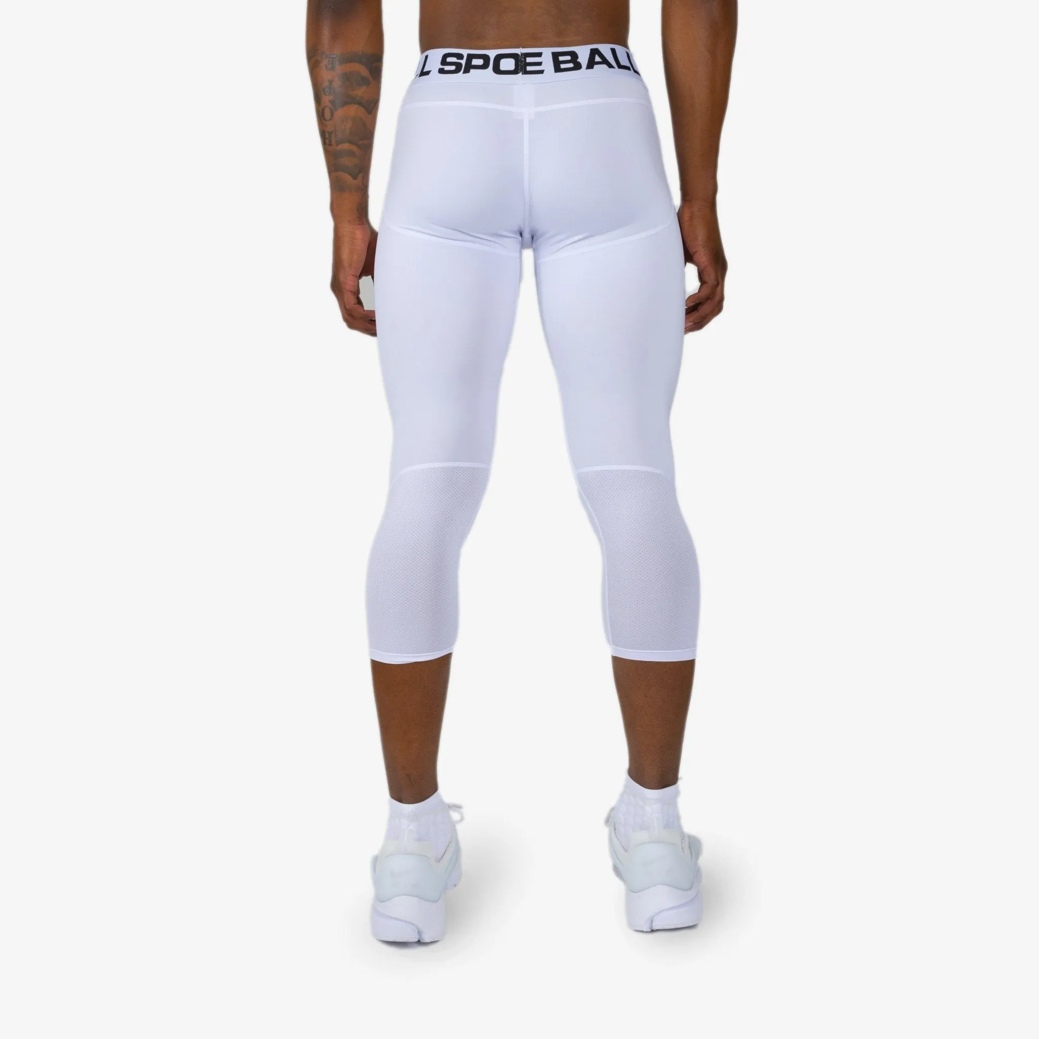 REGULAR WBTECH™ 3/4 TIGHTS (WHITE)