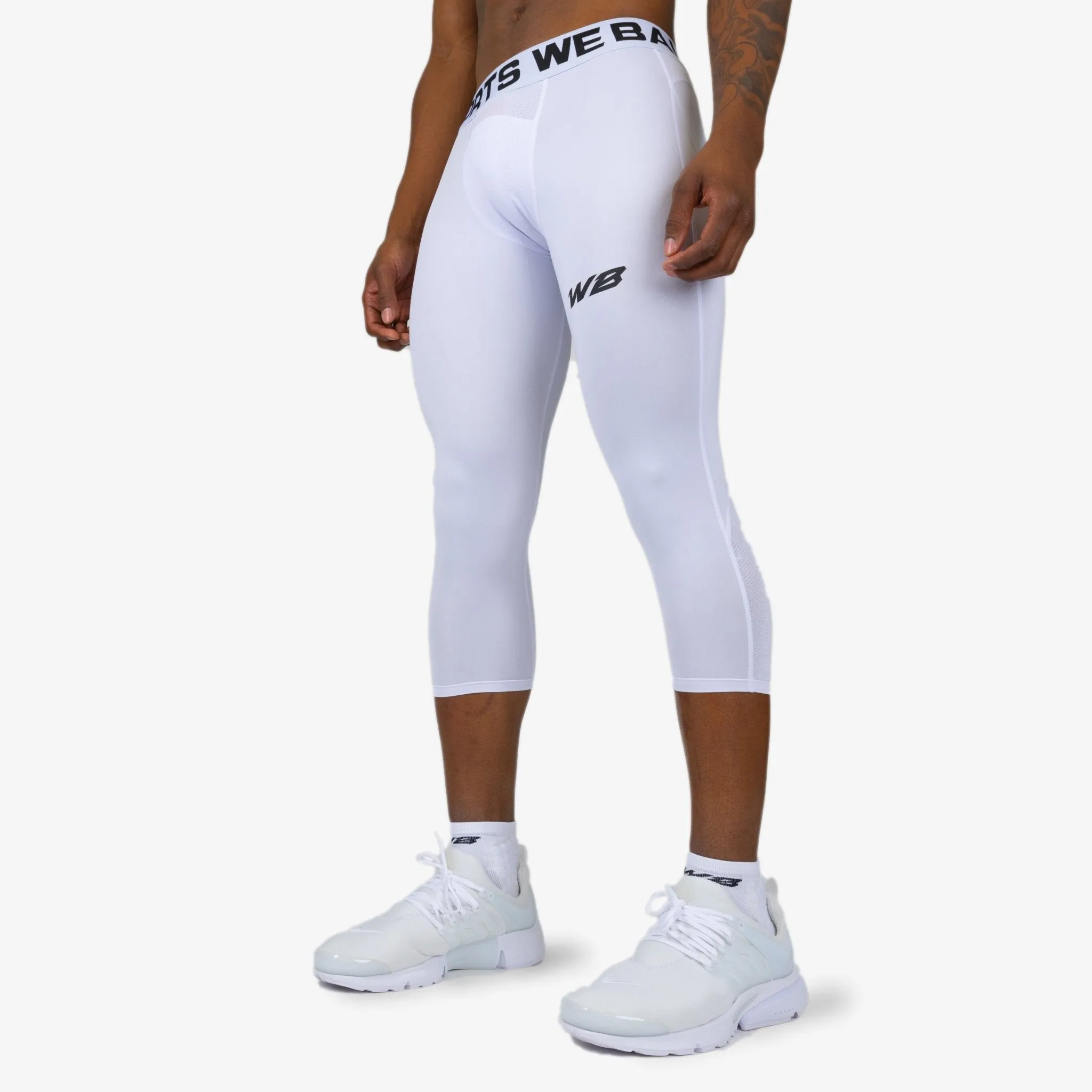 REGULAR WBTECH™ 3/4 TIGHTS (WHITE)