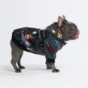 Rock and Roll Dog Hoodie (2)