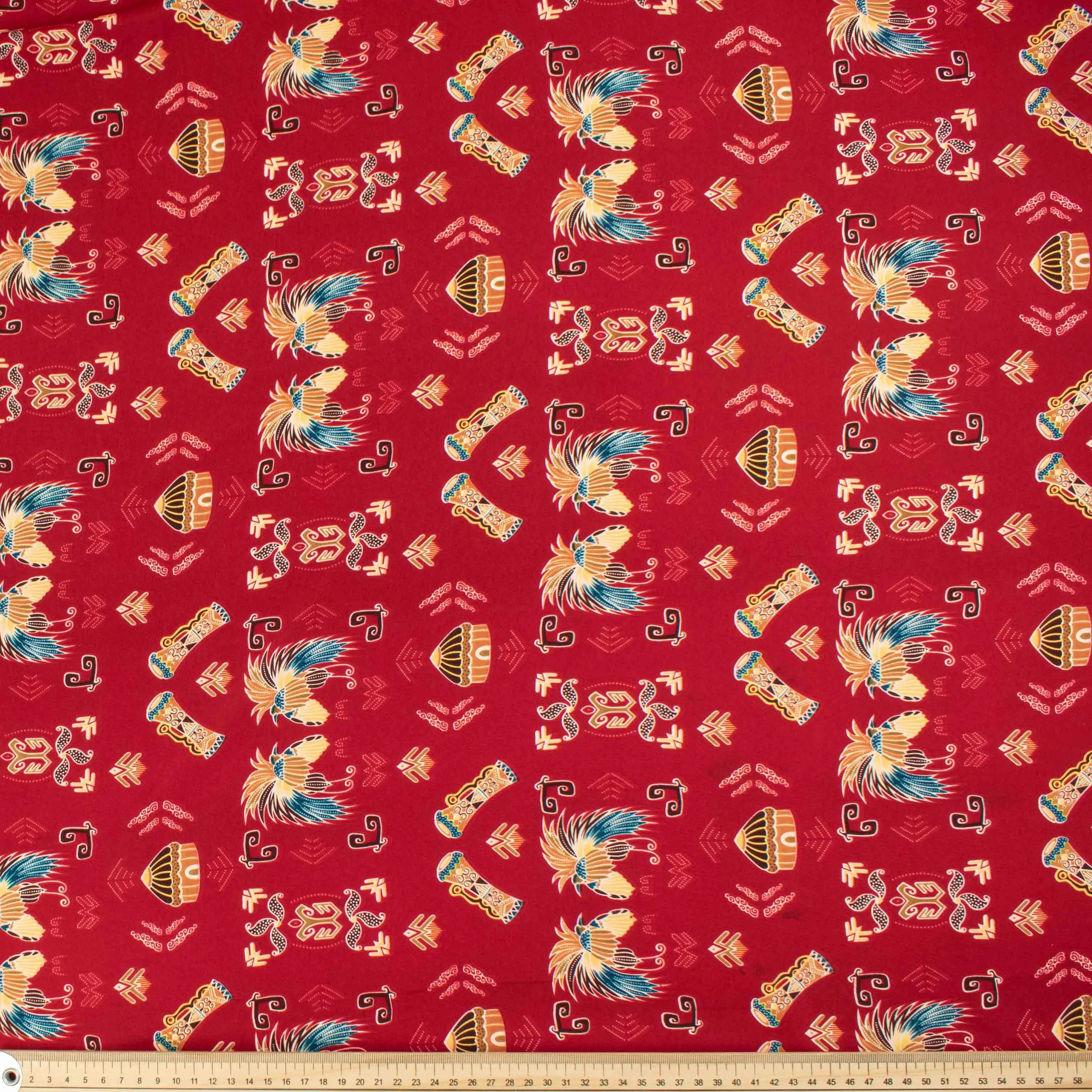 Sahara Wash Prints Design-1 Red