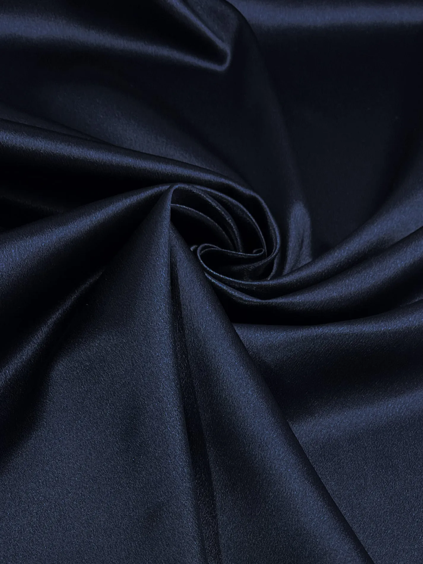 Satin Back Crepe - Navy - 150cm