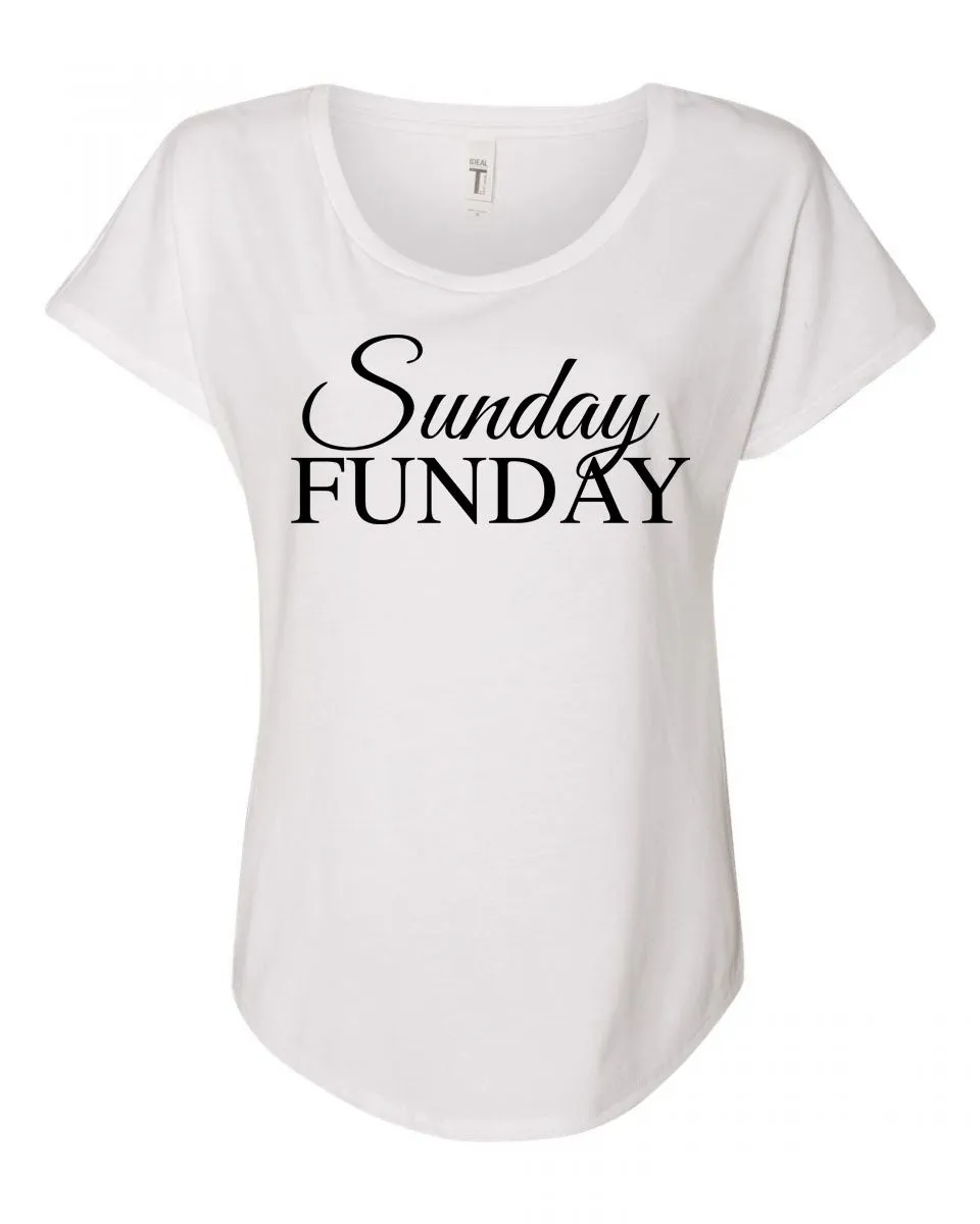 Sunday Funday Short Sleeve Cotton Tee