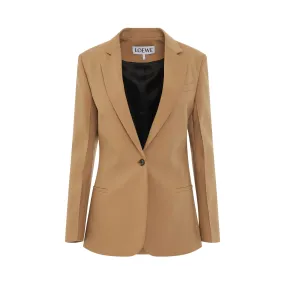 Tailored Jacket in Beige