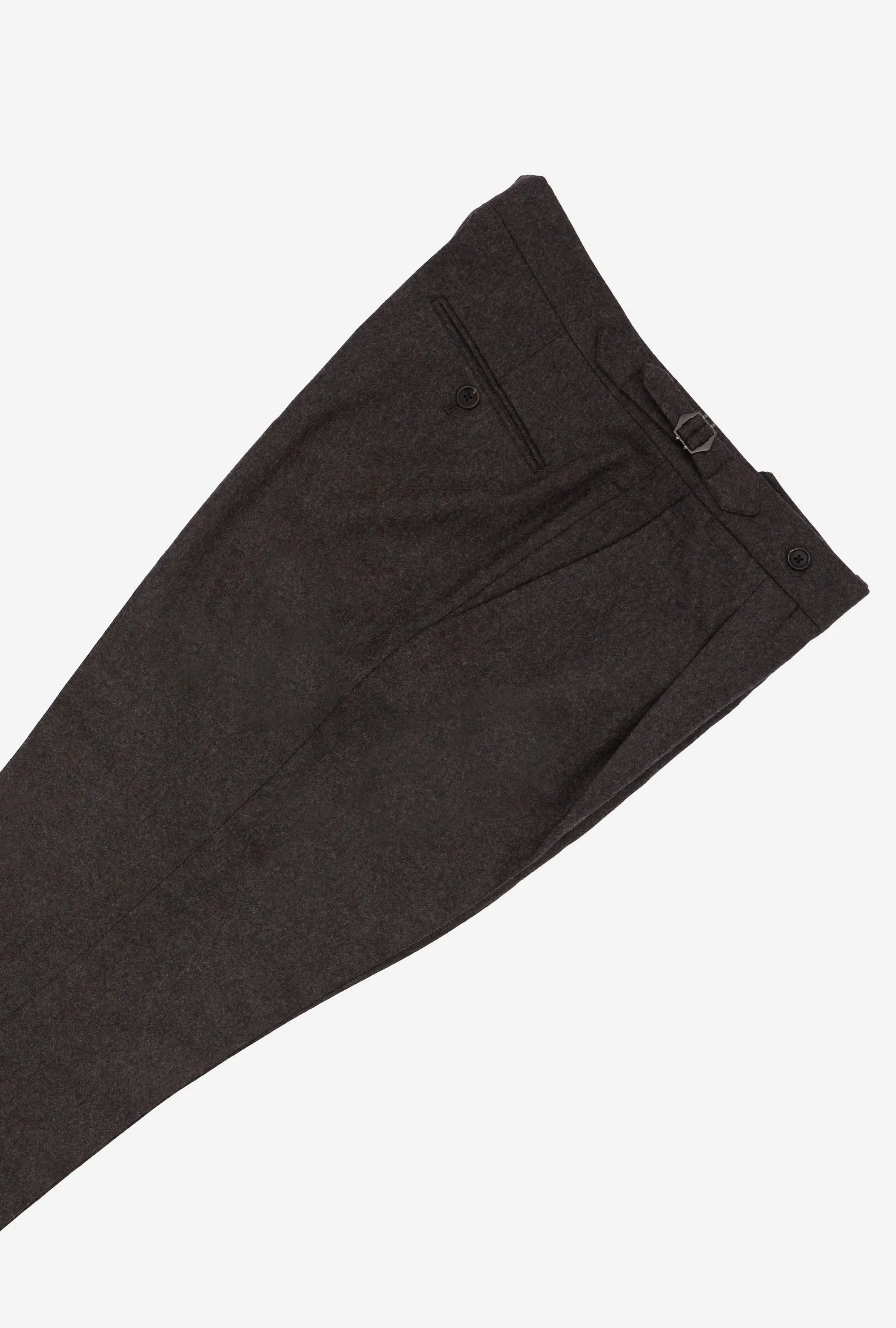 Tailored Trouser Dark Brown Flannel